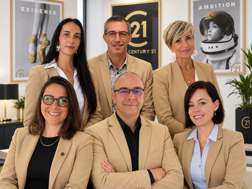 l'équipe de l'agence Tex'Immo
