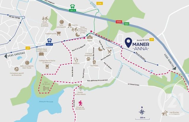 Appartement T3 à vendre - 4 pièces - 76.38 m2 - THEIX NOYALO - 56 - BRETAGNE - Century 21 Tex'Immo