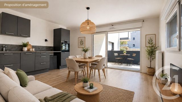 Appartement T2 à vendre - 2 pièces - 46.0 m2 - THEIX NOYALO - 56 - BRETAGNE - Century 21 Tex'Immo